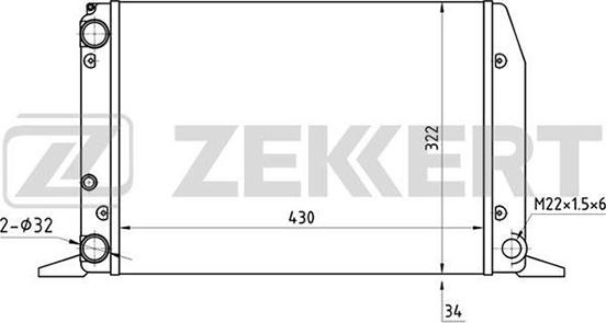 Zekkert MK-1018 - Hladnjak, hladjenje motora www.molydon.hr