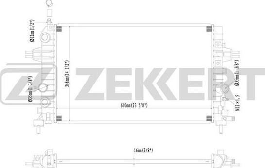 Zekkert MK-1084 - Hladnjak, hladjenje motora www.molydon.hr