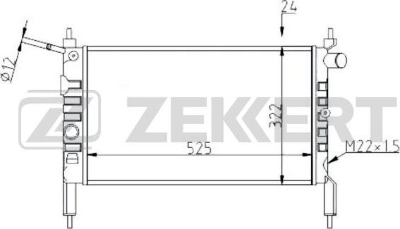 Zekkert MK-1035 - Hladnjak, hladjenje motora www.molydon.hr