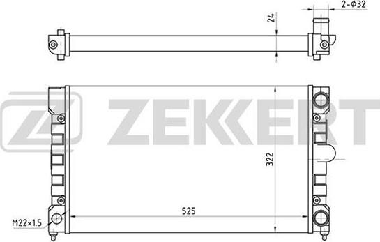 Zekkert MK-1033 - Hladnjak, hladjenje motora www.molydon.hr