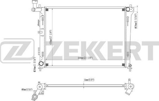 Zekkert MK-1079 - Hladnjak, hladjenje motora www.molydon.hr