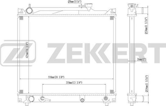 Zekkert MK-1070 - Hladnjak, hladjenje motora www.molydon.hr