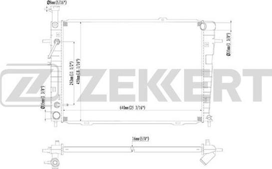 Zekkert MK-1191 - Hladnjak, hladjenje motora www.molydon.hr