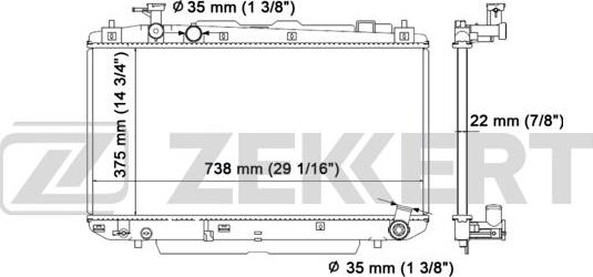 Zekkert MK-1151 - Hladnjak, hladjenje motora www.molydon.hr