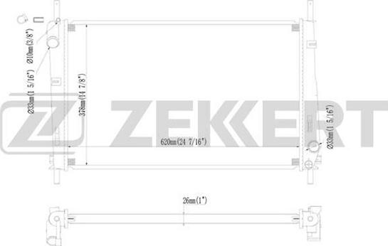 Zekkert MK-1157 - Hladnjak, hladjenje motora www.molydon.hr