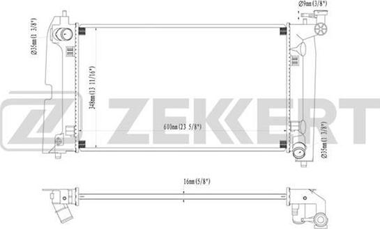 Zekkert MK-1166 - Hladnjak, hladjenje motora www.molydon.hr