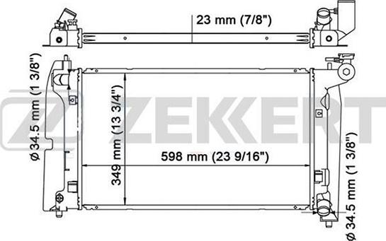 Zekkert MK-1167 - Hladnjak, hladjenje motora www.molydon.hr