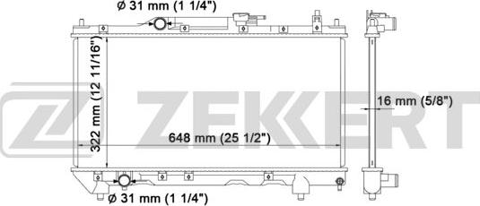 Zekkert MK-1109 - Hladnjak, hladjenje motora www.molydon.hr