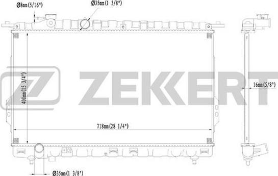 Zekkert MK-1119 - Hladnjak, hladjenje motora www.molydon.hr