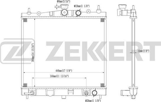 Zekkert MK-1179 - Hladnjak, hladjenje motora www.molydon.hr