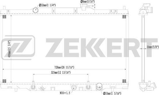 Zekkert MK-1170 - Hladnjak, hladjenje motora www.molydon.hr