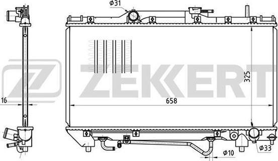 Zekkert MK-1303 - Hladnjak, hladjenje motora www.molydon.hr