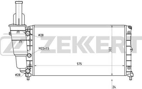 Zekkert MK-1310 - Hladnjak, hladjenje motora www.molydon.hr