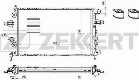 Zekkert MK-1381 - Hladnjak, hladjenje motora www.molydon.hr