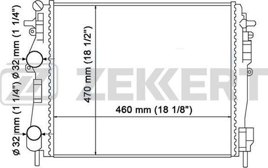 Zekkert MK-1299 - Hladnjak, hladjenje motora www.molydon.hr