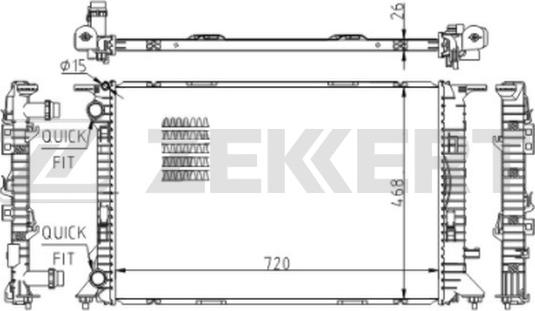 Zekkert MK-1249 - Hladnjak, hladjenje motora www.molydon.hr