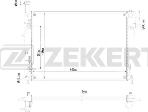 Zekkert MK-1258 - Hladnjak, hladjenje motora www.molydon.hr