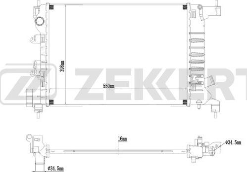 Zekkert MK-1269 - Hladnjak, hladjenje motora www.molydon.hr