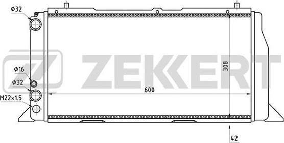 Zekkert MK-1266 - Hladnjak, hladjenje motora www.molydon.hr