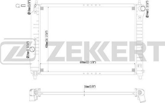 Zekkert MK-1201 - Hladnjak, hladjenje motora www.molydon.hr