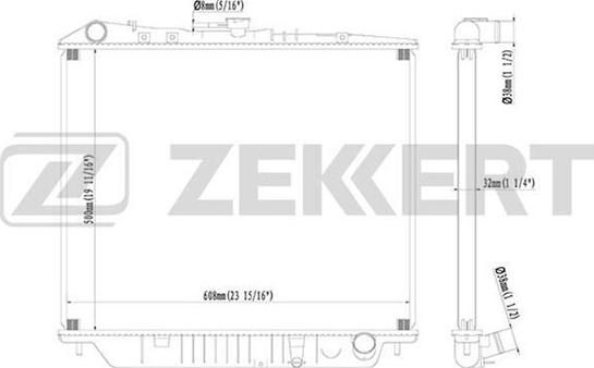 Zekkert MK-1219 - Hladnjak, hladjenje motora www.molydon.hr