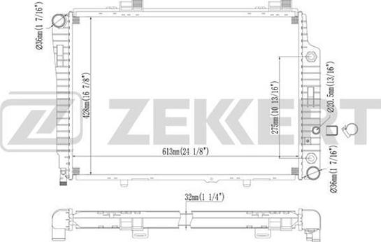 Zekkert MK-1239 - Hladnjak, hladjenje motora www.molydon.hr