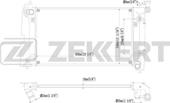 Zekkert MK-1224 - Hladnjak, hladjenje motora www.molydon.hr