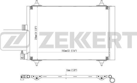 Zekkert MK-3017 - Kondenzator, klima-Uređaj www.molydon.hr