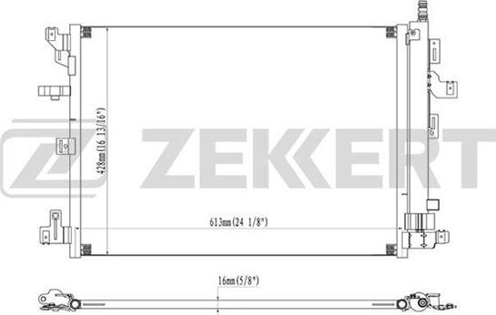 Zekkert MK-3111 - Kondenzator, klima-Uređaj www.molydon.hr