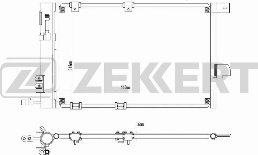 Zekkert MK-3205 - Kondenzator, klima-Uređaj www.molydon.hr