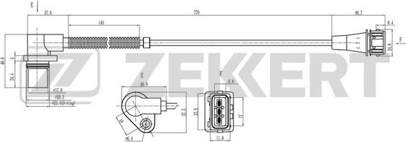 Zekkert SE-4041 - Davač impulsa, radilica www.molydon.hr