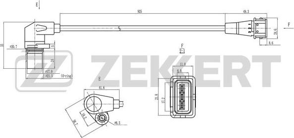 Zekkert SE-4063 - Davač impulsa, radilica www.molydon.hr