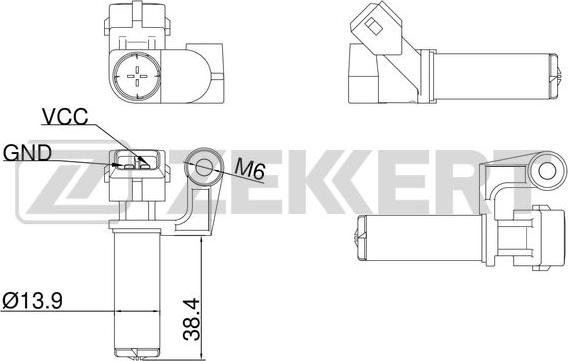 Zekkert SE-4011 - Davač impulsa, radilica www.molydon.hr