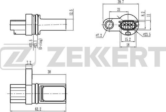 Zekkert SE-4038 - Davač impulsa, radilica www.molydon.hr