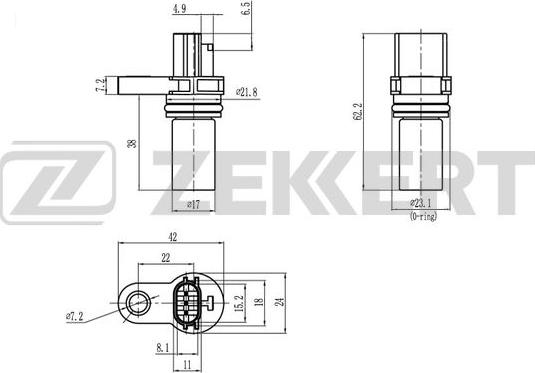 Zekkert SE-4037 - Davač impulsa, radilica www.molydon.hr