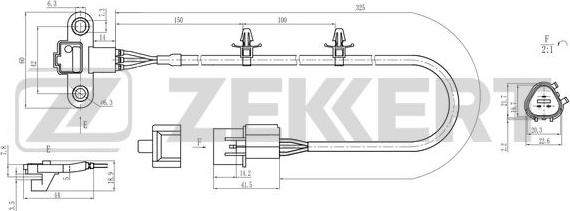 Zekkert SE-5045 - Senzor, položaj bregastog vratila www.molydon.hr