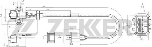 Zekkert SE-5046 - Senzor, položaj bregastog vratila www.molydon.hr