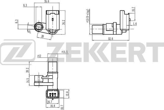 Zekkert SE-5042 - Senzor, položaj bregastog vratila www.molydon.hr