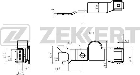 Zekkert SE-5058 - Senzor, položaj bregastog vratila www.molydon.hr