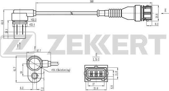 Zekkert SE-5030 - Senzor, položaj bregastog vratila www.molydon.hr