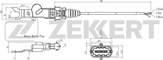 Zekkert SE-5021 - Senzor, položaj bregastog vratila www.molydon.hr