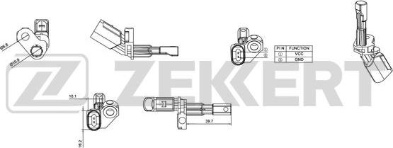 Zekkert SE-6010 - Senzor, broj obrtaja kotača www.molydon.hr