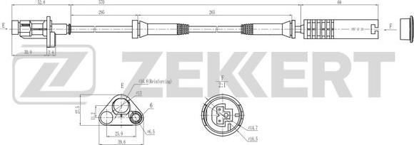 Zekkert SE-6196 - Senzor, broj obrtaja kotača www.molydon.hr