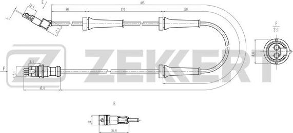 Zekkert SE-6200 - Senzor, broj obrtaja kotača www.molydon.hr