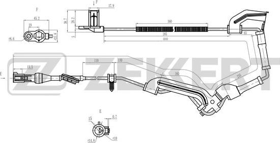 Zekkert SE-6202 - Senzor, broj obrtaja kotača www.molydon.hr