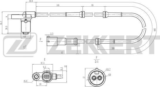 Zekkert SE-6207 - Senzor, broj obrtaja kotača www.molydon.hr