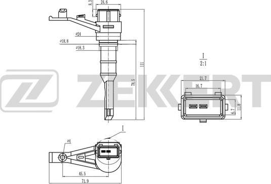 Zekkert SE-8501 - Senzor, brzina www.molydon.hr