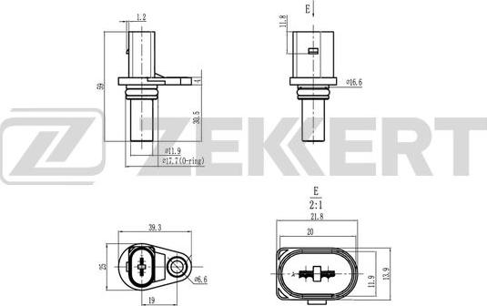 Zekkert SE-8511 - Senzor, brzina www.molydon.hr