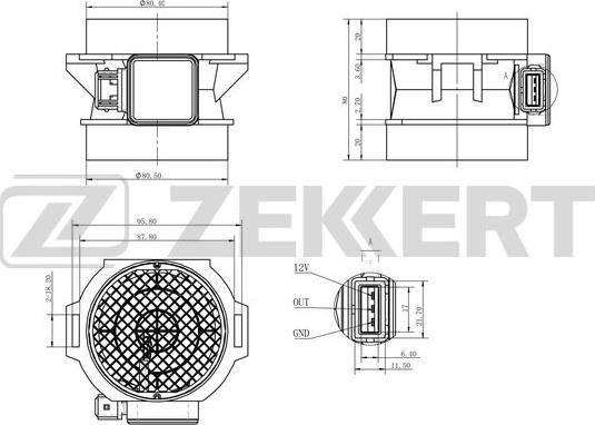 Zekkert SE-2001 - Mjerač zapremine zraka www.molydon.hr