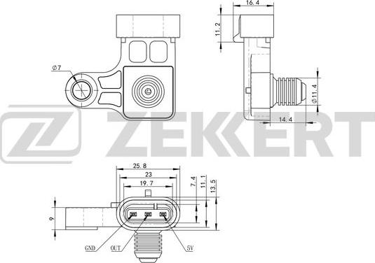 Zekkert SE-2008 - Mjerač zapremine zraka www.molydon.hr